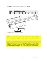 Preview for 17 page of Sound Projects Sigma Series General Info And Operation Manual