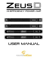 Sound Sation Zeus D User Manual preview