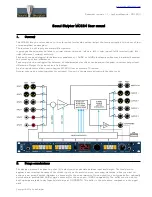 Sound Skulptor MC624 User Manual preview