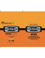 Предварительный просмотр 1 страницы Sound Storm DD405 User Manual