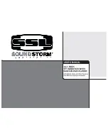 Sound Storm S12.1C User Manual preview