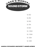 Sound Storm SL 11002 User Manual preview