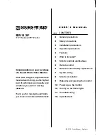 Preview for 1 page of Sound Storm SSV11.3F User Manual