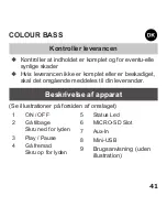 Предварительный просмотр 43 страницы SOUND2GO COLOUR BASS User Manual