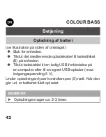 Предварительный просмотр 44 страницы SOUND2GO COLOUR BASS User Manual