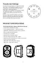 Предварительный просмотр 8 страницы Soundavo EC-650-BL Owner'S Manual