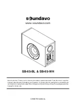 Preview for 1 page of Soundavo SB-65-BL Owner'S Manual