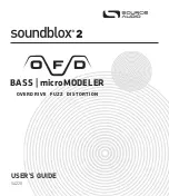 Soundblox SB2 OFD Bass microMODELER User Manual preview