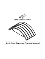 Soundcast AudioCast ACR-212 Owner'S Manual preview