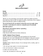 Preview for 2 page of Soundcast SUBCAST User Manual