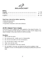 Preview for 2 page of Soundcast UAT Owner'S Manual