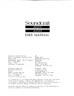 SoundCraft D-Mix 500 User Manual предпросмотр