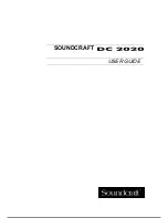 SoundCraft DC 2020 User Manual предпросмотр