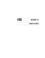 Предварительный просмотр 1 страницы SoundCraft MBI 10 Series User Manual