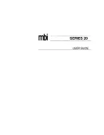 SoundCraft MBI Series 20 User Manual preview