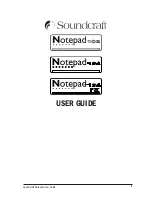 SoundCraft NOTEPAD 102 User Manual предпросмотр