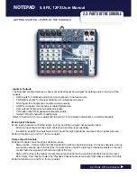 Preview for 12 page of SoundCraft Notepad 12FX User Manual