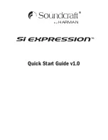 SoundCraft Si EXPRESSION Quick Start Manual предпросмотр