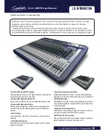 Предварительный просмотр 4 страницы SoundCraft Signature 16 User Manual