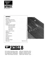 SoundCraft SPIRIT 8 User Manual предпросмотр