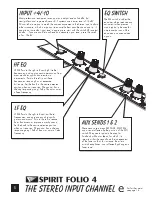 Предварительный просмотр 6 страницы SoundCraft Spirit Folio 4 User Manual