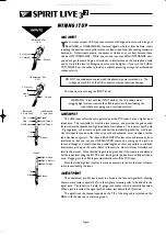 Предварительный просмотр 8 страницы SoundCraft Spirit Live 3-2 User Manual