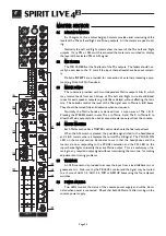 Предварительный просмотр 24 страницы SoundCraft SPIRIT LIVE 4 2 User Manual