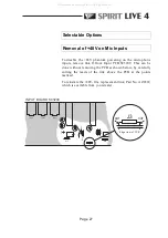 Предварительный просмотр 29 страницы SoundCraft Spirit Live 4 Manual