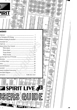 SoundCraft SPIRIT LIVE 42 User Manual предпросмотр