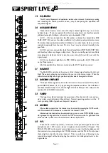 Preview for 15 page of SoundCraft SPIRIT LIVE 42 User Manual