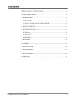 Preview for 3 page of SoundCraft SX2404 User Manual