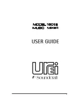 Предварительный просмотр 1 страницы SoundCraft UREI 1601E User Manual