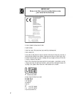 Предварительный просмотр 2 страницы SoundCraft UREI 1620LE User Manual