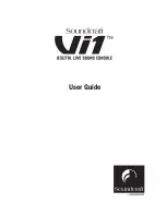 Предварительный просмотр 1 страницы SoundCraft Vi1 User Manual