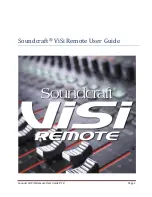 Preview for 1 page of SoundCraft ViSi User Manual