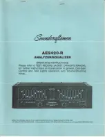 Soundcraftsmen AE2420-R Operating Instructions Manual preview