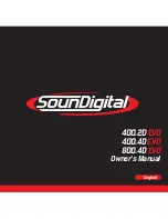 Preview for 1 page of Soundigital 400.2D EVO Owner'S Manual