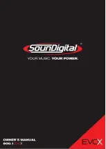 Soundigital EVOX 800.1 Owner'S Manual предпросмотр