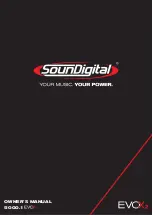 Preview for 1 page of Soundigital EVOX2 5000.1 Owner'S Manual