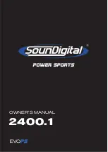 Soundigital POWER SPORTS 2400.1 EVOPS Owner'S Manual preview