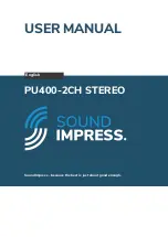 SOUNDIMPRESS PU400-2CH User Manual preview