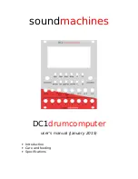 Preview for 1 page of Soundmachines DC1drumcomputer User Manual