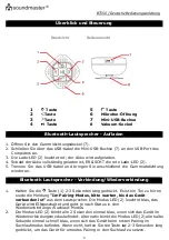 Preview for 4 page of SOUNDMASTER BT550BL Manual