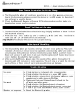 Preview for 12 page of SOUNDMASTER BT550BL Manual