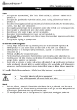 Preview for 38 page of SOUNDMASTER BT550BL Manual