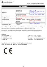 Preview for 49 page of SOUNDMASTER BT550BL Manual