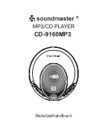 SOUNDMASTER CD-9160MP3 Instruction Manual preview