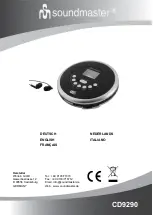 Предварительный просмотр 1 страницы SOUNDMASTER CD9290 Instruction Manual