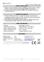 Preview for 50 page of SOUNDMASTER DAB170SW Manual