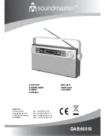 Preview for 1 page of SOUNDMASTER DAB650 Manual